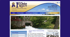 Desktop Screenshot of 1stchoice-realty.com